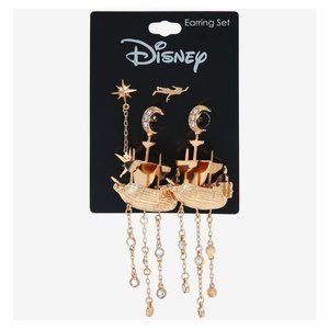 NWT Disney Peter Pan Jolly Roger Earring Set - box lunch exclusive